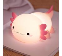 Lnwwrv Lampada Notturna 3D di Dinosauro Carino - Alimentata Via USB, con Sensore Touch e Timer, Decorazione per Camera dei Bambini e Miglior Regalo di Compleanno