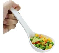 Lnwwrv Set da 2 Mestoli di Plastica da 7,5 Pollici - Cucchiaio Multiuso per Servire, Cucinare, Mescolare, Stufati, Noodles, Riso e Zuppa