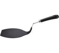 Lnwwrv Spatola Flessibile Rotonda Grande Serie Chef Premium - Resistente al Calore, per Pancake, Uova e Omelette (Nero)