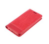 LNX3 Wallet Folio Case Cover A Libro - Samsung Galaxy S7 - Rosso