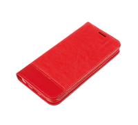 LNX8 Wallet Folio Case Cover A Libro - Samsung Galaxy S7 Edge - Rosso