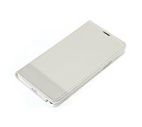 LNXE Wallet Folio Case Cover A Libro - Samsung Galaxy Note 4 - Bianco