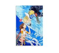LNXEJAKT Final Fantasy X-2, poster decorativo da parete, per soggiorno, camera da letto, decorazione moderna per camera da letto, 30 x 45 cm