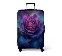 LNXSESN Copri Valigia Rosa Viola Della Galassia Coprivaligia Elastica Lavabile Riusabile Cover Valigia Proteggi Anti-Graffio Copri Trolley Con Cerniera Luggage Cover Per 19-21 Pollici