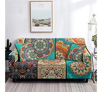 LNXSESN Copridivano 3 Posti Boho Verde Acqua Copridivano Spandex Lavabile Copridivani AntiGraffio Copridivano Penisola a Destra Copri Divano Moderna Copridivano con Penisola Elastici