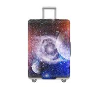 LNXSESN Cprivaligia Blu Reale Arancione Coprivaligia Media Elastica Proteggi Copri Valigia Lavabile Anti-Graffio Copertur Cover Valigia Con Cerniera Copri Trolley Riusabile Per 26-28 Pollici