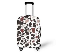 LNXSESN Cprivaligia Graffiti Bianco Nero Copri Valigia Grande Elastica Anti-Graffio Cover Valigia Lavabile Copri Trolley Con Cerniera Coprivaligia Riusabile Luggage Cover Per 29-32 Pollici