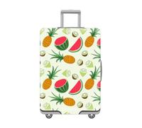 LNXSESN Cprivaligia Limone Verde Arancione Coprivaligia Media Elastica Proteggi Copri Valigia Lavabile Anti-Graffio Copertur Cover Valigia Con Cerniera Copri Trolley Riusabile Per 22-25 Pollici
