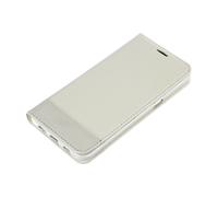 LNXZ Wallet Folio Case Cover A Libro - Samsung Galaxy S6 Edge+ - Bianco