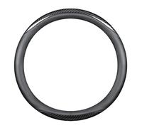 LNZKX Auto Coprivolante per Mercedes Benz SL R231 R230 / AMG SL Roadster R232 SL55 SL63, Impugnatura Comoda Coprivolante Artigianale Meticoloso,O-Black-Black Carbon Fiber