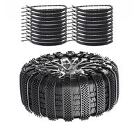 LNZKX Catene Neve Auto per Ford Escape/Edge/EcoSport/Kuga MF MA DM2 III II I 4.Gen/3.Gen/2.Gen/1.Gen, Reusable Catene Regolabili Antiscivolo Auto Fascette Cavi per Pneumatici da 165-275mm