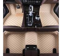 LNZKX Tappetini Auto in Pelle per Maserati Ghibli SQ4 4WD 2014 2015 2016 2017 2018 2019 2020 2021 2022 2023 2024, Copertura Totale Impermeabili Antiscivolo Tappetini Interni Auto,Beige
