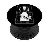 Lo Chef Carta Tarocchi Mistico Cucina Oscura PopSockets PopGrip Adesivo