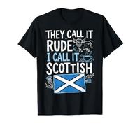 Lo Chiamano Scozzese Divertente America Scot Doodle Maglietta