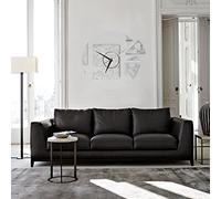 Lo+DeModa Minimalism Orologio in Vinile Adesivo, PVC, Specchio, 64x40x0.23 cm