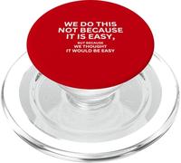 Lo facciamo non perché è facile bandiera motivazionale PopSockets PopGrip per MagSafe