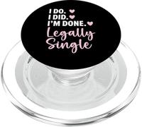 Lo faccio. L"ho fatto. Ho finito. Divorzio legalmente single matrimonio PopSockets PopGrip per MagSafe
