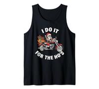 Lo Faccio per Il Divertente Babbo Natale Motociclista di Ho Canotta