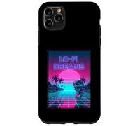 Lo-Fi Dreams Vaporwave 80s Aesthetic Synthwave Sunset Custodia per iPhone 11 Pro Max
