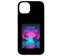 Lo-Fi Dreams Vaporwave 80s Aesthetic Synthwave Sunset Custodia per iPhone 14 Plus