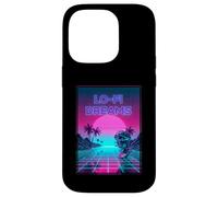 Lo-Fi Dreams Vaporwave 80s Aesthetic Synthwave Sunset Custodia per iPhone 14 Pro