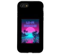 Lo-Fi Dreams Vaporwave 80s Aesthetic Synthwave Sunset Custodia per iPhone SE (2020) / 7/8