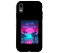 Lo-Fi Dreams Vaporwave 80s Aesthetic Synthwave Sunset Custodia per iPhone XR