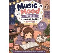 Lo-Fi Music Aesthetic Coloring Pages: Relaxing Music Scenes for Creative Kids