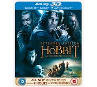 Lo Hobbit: An Unexpected Journey - Limited Extended Edition Steelbook [Blu-ray 3D + Blu-ray + UV Copy]