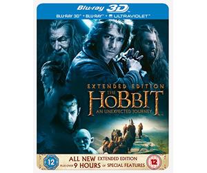 Lo Hobbit: An Unexpected Journey - Limited Extended Edition Steelbook [Blu-ray 3D + Blu-ray + UV Copy]