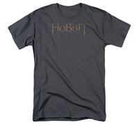Lo Hobbit - Logo Invecchiato - T-Shirt A Manica Corta Unisex Adulto - Grigio