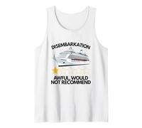 Lo sbarco Terribile Non consiglierebbe Divertente Cruise Meme Canotta