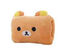 lo scaldamani con cuscino coccolato per dormire in ufficio, F | Morbido cuscino con design a forma animale dei cartoni animati per freddo invernale, per coccole in ufficio