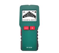 Lo scanner da parete rileva il fascio di tubi in metallo con display LCD e avvisi sonori per il rilevamento preciso della scansione del cercatore di perni