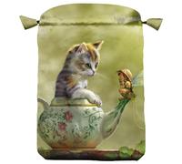 Lo Scarabeo Borsetta Porta tarocchi Fantasy Cats, Multicolore, BT59