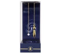 Lo Scarabeo Pendolo D'Oro Con Catena E Sacchetto Di Velluto Per Divinazione