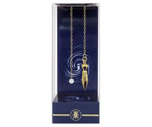 Lo Scarabeo Pendolo D'Oro Con Catena E Sacchetto Di Velluto Per Divinazione