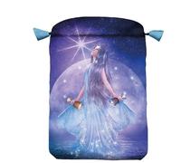 Lo Scarabeo Thelema - Borsa Raso Per Tarot 16x22,5cm Blu Con Coulisse