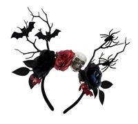 Lo scheletro del pipistrello punk decora la fascia per capelli, A