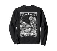 Lo Scheletro della Carta dei tarocchi della Macchina da Scrivere dello scrittore dell'autore pubblicato Felpa