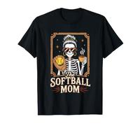 Lo Scheletro di Halloween della Mamma del Basket è Spaventoso Maglietta