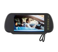 Lo schermo digitale a LED da 7 pollici dello specchio retrovisore Sanpyl Car può essere collegato a una telecamera di retromarcia con DVD esterno o TV per auto Adatto a tutti i tipi di veicoli che fan