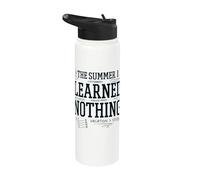 Lo scherzo scolastico dell'estate non ho imparato nulla Stainless Steel Insulated Water Bottle