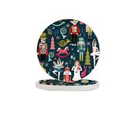 Lo Schiaccianoci Due Pezzi Sottobicchieri Resistenti al Calore Piattini Riutilizzabili per Bevande Bicchieri da Vino Piante Tazze Tazze