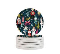 Lo Schiaccianoci Due Pezzi Sottobicchieri Resistenti al Calore Piattini Riutilizzabili per Bevande Bicchieri da Vino Piante Tazze Tazze