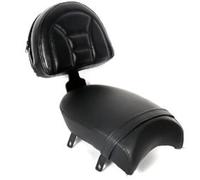 Lo schienale posteriore con pioli passeggeri PEGS Black Seat Sissy Bar compatibile con motociclette selezionate tra cui Modelli di giudice cannoniere di Las Vegas Boardwalk(D)