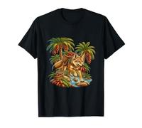Lo sciacallo d'oro Raccoglie Le Date di Desert Palms Maglietta