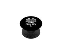 lo scopo della mia vita è recuperare oggetti dalla fila a Witty per PopSockets PopGrip Adesivo