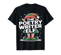 Lo scrittore di poesie Elfo Natale Maglietta