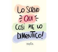 Lo scrivo qui così me lo dimentico... (quadernino a quadretti)